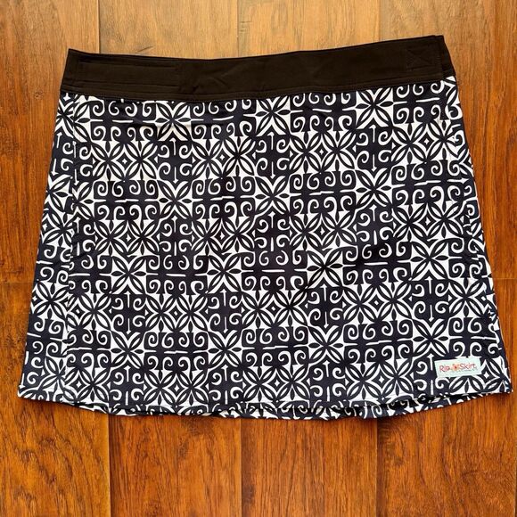 RipSkirt Hawaii Other - RipSkirt Hawaii Wrap Skirt Black & White Sz Large Beach Vacation Travel Cover Up